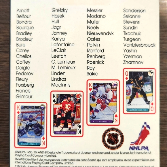 Retro NHL playing cards - Picture 2 of 7